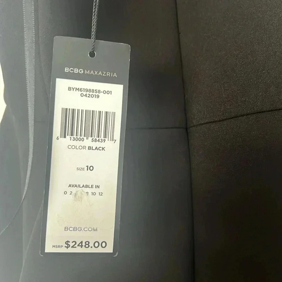 BCBGMAXAZRIA One Shoulder Mini Party Cocktail Dress Size 10 - Picture 9 of 9